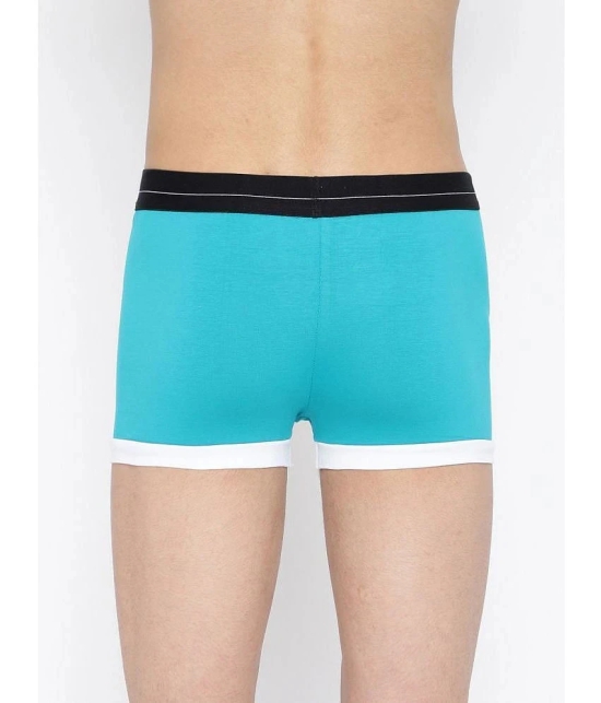 La Intimo Turquoise Cotton Mens Trunks ( Pack of 1 ) - None