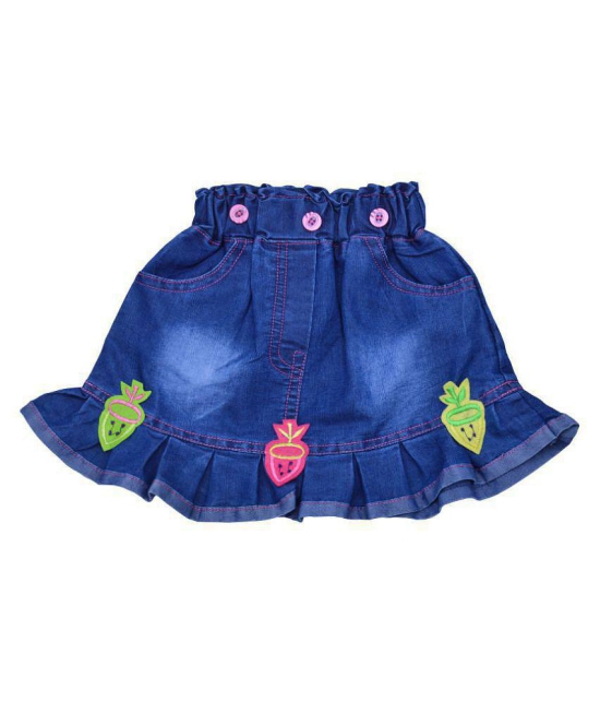 Zadums Baby Girls 2 In 1 Denim Dress / Dungaree Set  Pink - 12-18 Months