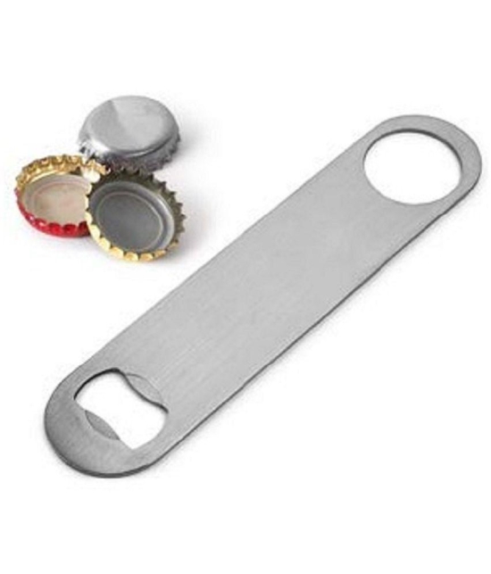 Dynore Silver Stainless Steel Bottle Opener - Silver