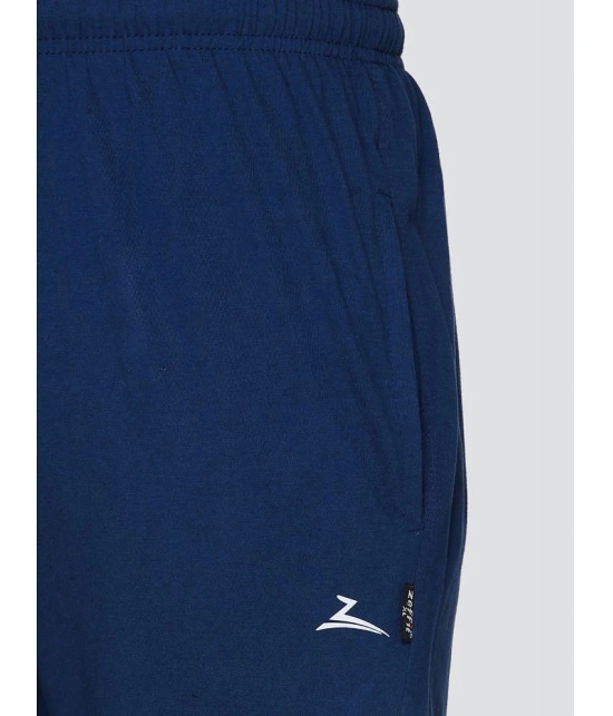 Zeffit Blue Cotton Blend Mens Sports Trackpants ( Pack of 1 ) - None