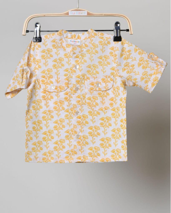 Yellow Printed Shirts