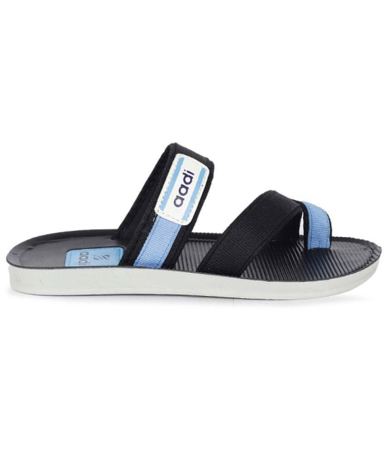 Aadi - Black Mens Floater Sandals - None