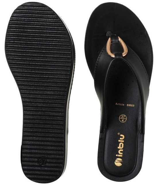 Inblu Black Womens Slipper - None