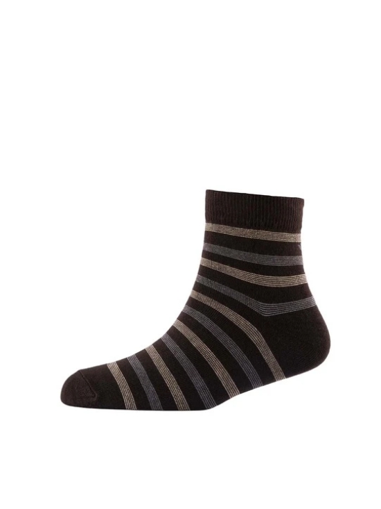 Men Pack Of 2 Striped Cotton Ankle Length Socks