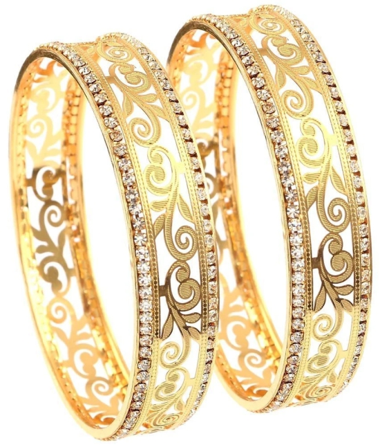 Jewar Mandi - Gold Kada Set ( Pack of 1 ) - None