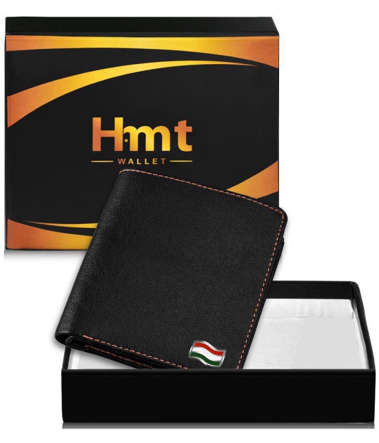 HAMT Leather Black Casual Regular Wallet - Black