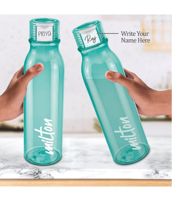 NAME TAG BOTTLE 1000,TRANSPARENT - Green