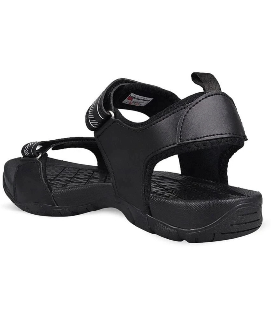 Campus - Black Mens Floater Sandals - None