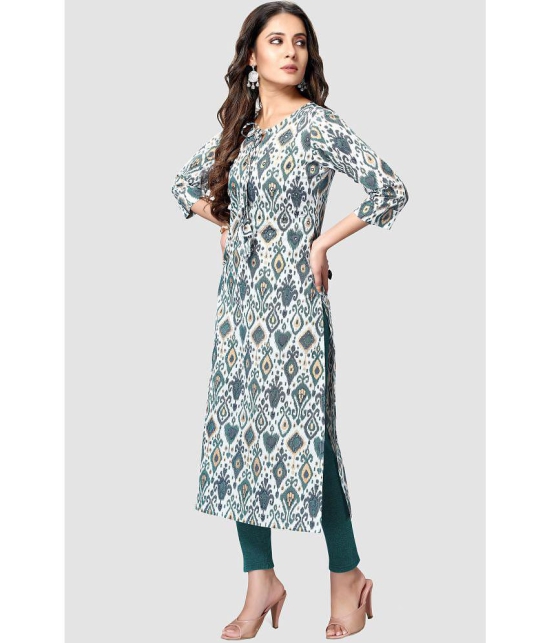 Rajnandini - Multicoloured 100% Cotton Women's Straight Kurti ( Pack of 1 ) - None