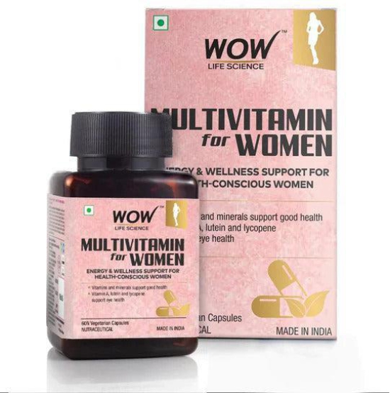 Multivitamin Capsules For Women - Helps with Energy and Wellness - 60 Capsules
