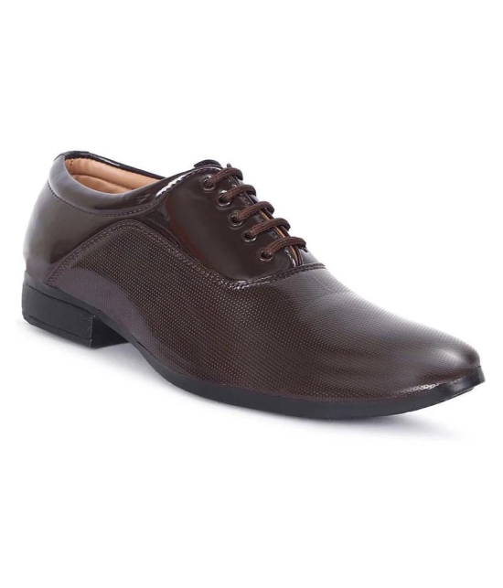 Aadi Brown Mens Derby Formal Shoes - None