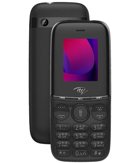 itel Muzik110 Dual SIM Feature Phone Black