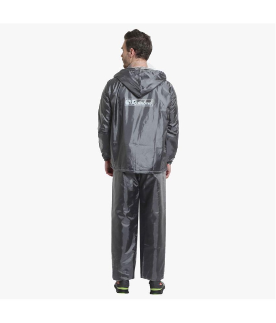 KYODO - Grey Polyester Men's Raincoat ( Pack of 1 ) - 2XL