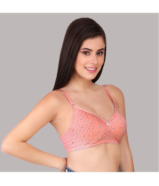 Tkeshto - Multicolor Cotton Lightly Padded Women's Everyday Bra ( Pack of 3 ) - None