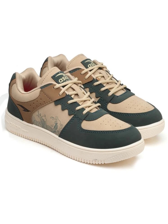 ASIAN THUNDER-07 Beige Mens Sneakers - None