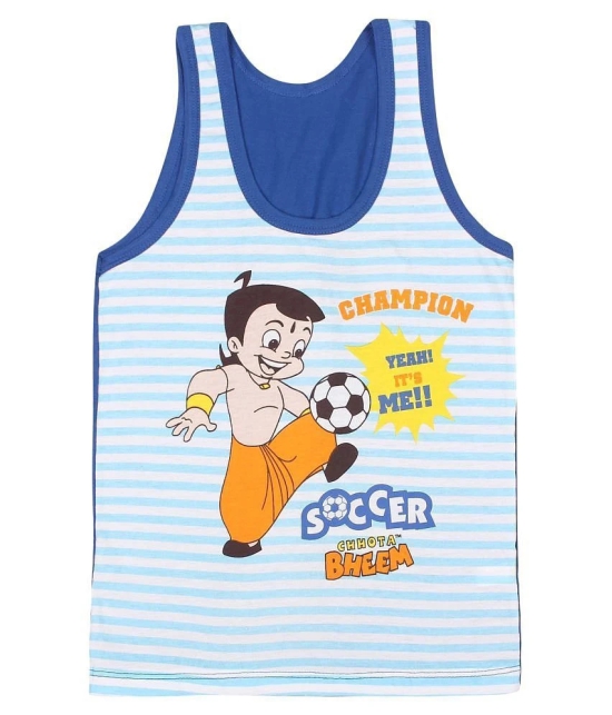 Bodycare Boys Multicolour Chhota Bheem Vest pack of 3 - None