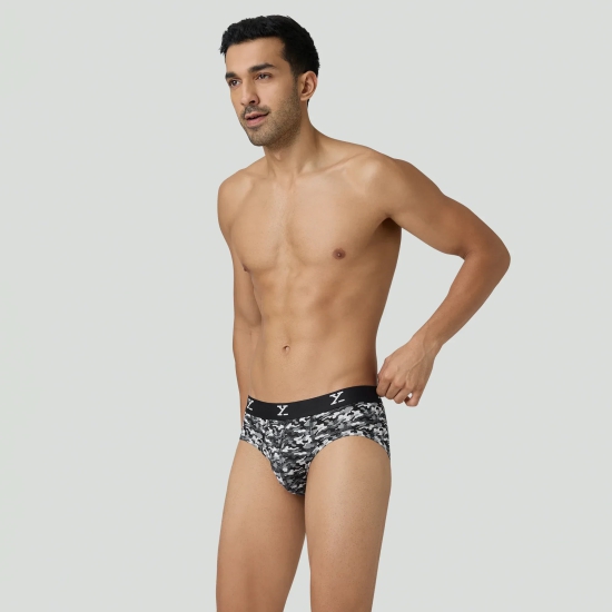 Shuffle Modal Briefs Camouflage Grey S