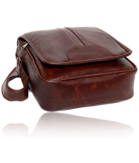 samtroh Brown P.U. College Bag - Brown