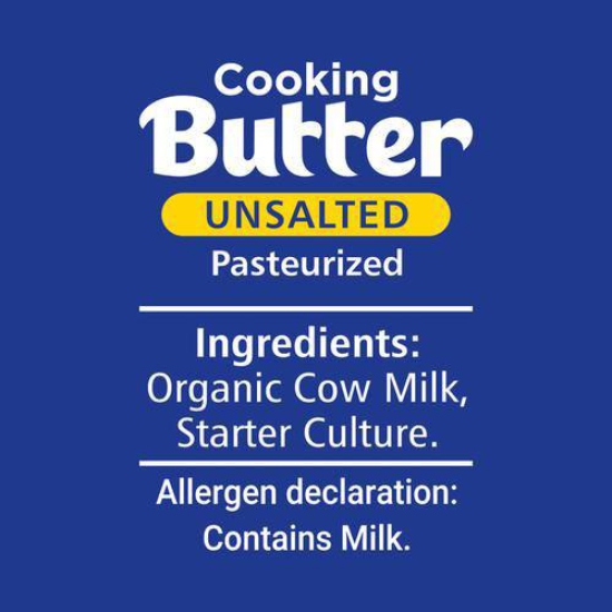 Organic Cooking Butter Unsalted 100 Gm