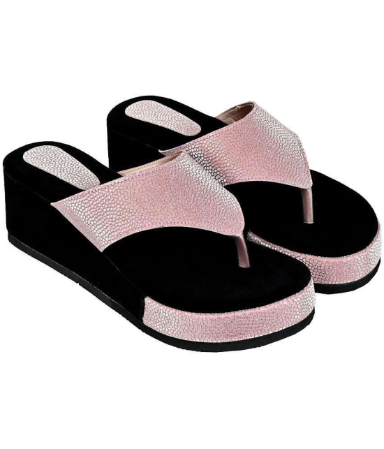 Altek - Pink Womens Slip On Heels - None