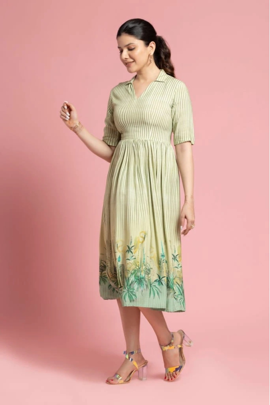 Botanical breezy dress