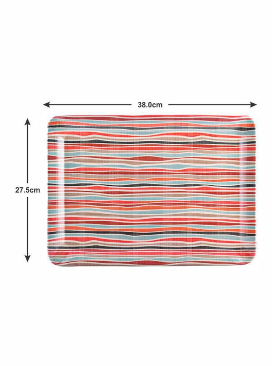 GoodHomes - MT131 Multicolor Serving Tray ( Set of 3 )