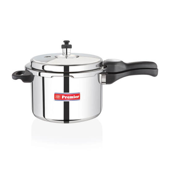 Premier Comfort Stainless Steel Sandwich Botttom Pressure Cooker with Induction - 5 Ltr