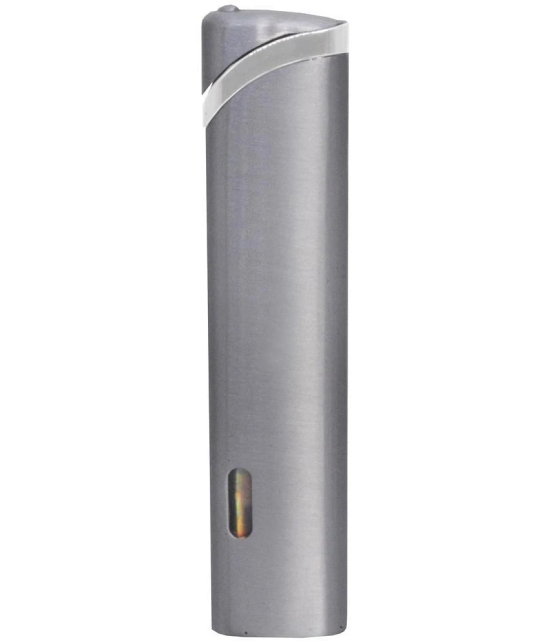 JMALL - Silver Aluminium Cigarette Lighter ( Pack of 1 ) - Silver