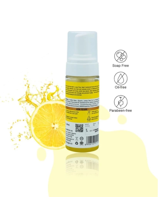 Purobio Lemon Foaming Face Wash - 150ml