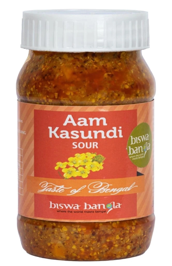 Aam Kasundi (Mango-Mustard Sauce / Pickle: Sweet - 200g & Sour - 200g) and Kasundi (Mustard Sauce - 200g) - Mixed Pack of 3