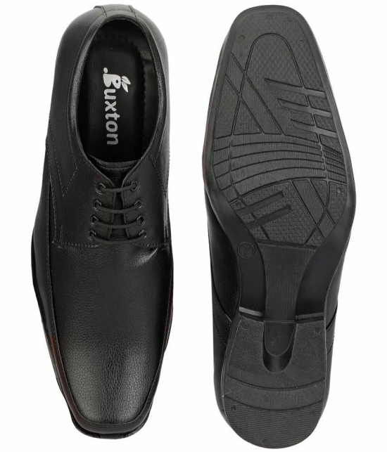 Buxton - Black Mens Derby Formal Shoes - None