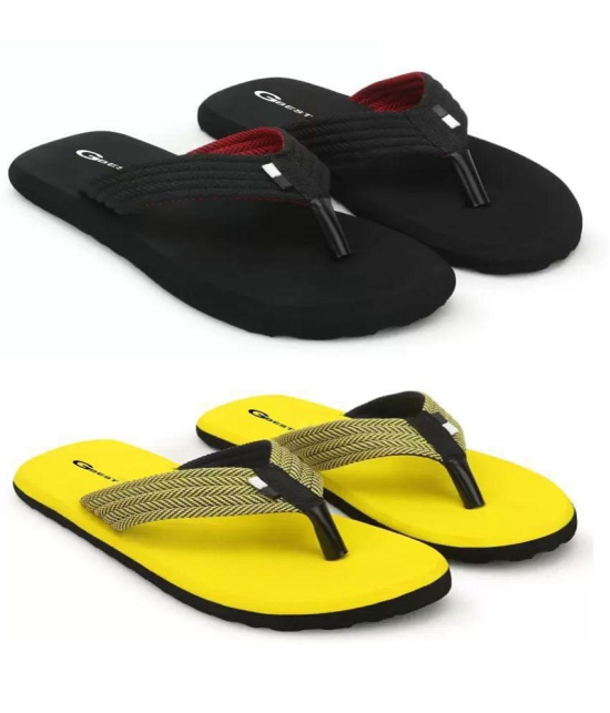 GBest - Multicolor Men's Thong Flip Flop - None