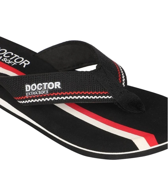 DOCTOR EXTRA SOFT - Black Mens Daily Slipper - None