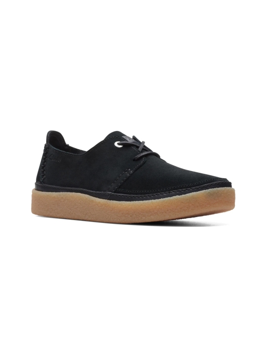 CLARKS BLACK MEN OAKPARK LACE UP SNEAKERS