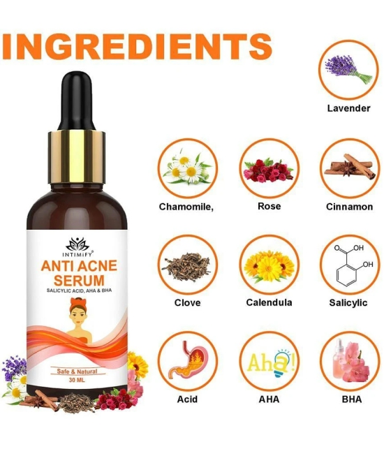 Intimify Anti Acne Serum, Face Serum For Skin Whitening, Skin Brightening Serum 30 ml