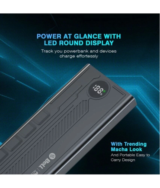 Bell 10000 -mAh 36W Li-Polymer Power Bank - Black