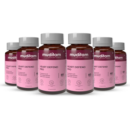 Muditam Heart Defend Pro - Shielding Hearts, Balancing Cholesterol- 360 Tablets