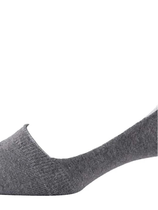 Men Pack Of 2 Cotton Shoe Liner Socks