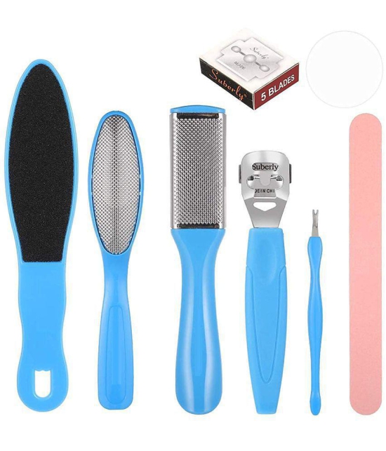 Pedicure Tools for Feet 8 in 1 Pedicure Kit, Foot Scrubber for Dead Skin, Callus Remover 8 in 1