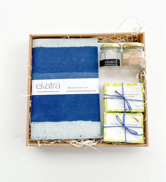 Ekatra Self care box : Elevate Your Well-Being with our Thoughtfully Curated Collection | Sustainable | Eco friendly | 10 Products