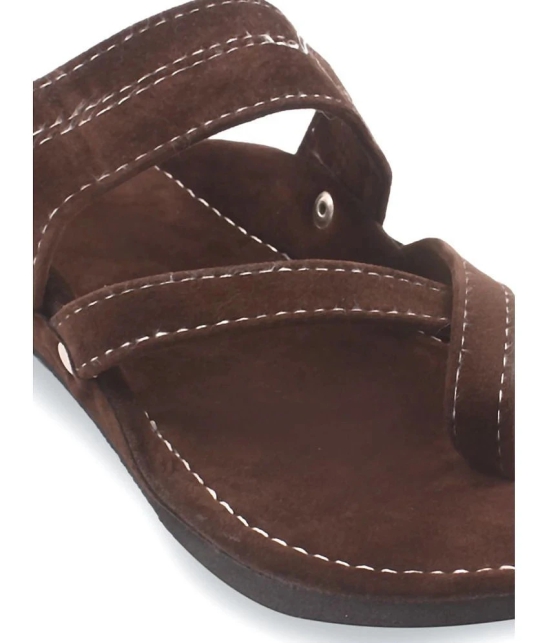 Anjaneya Creations Brown Mens Kolhapuris - None