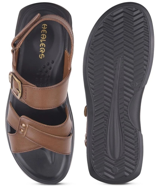 Liberty - Tan Mens Sandals - None