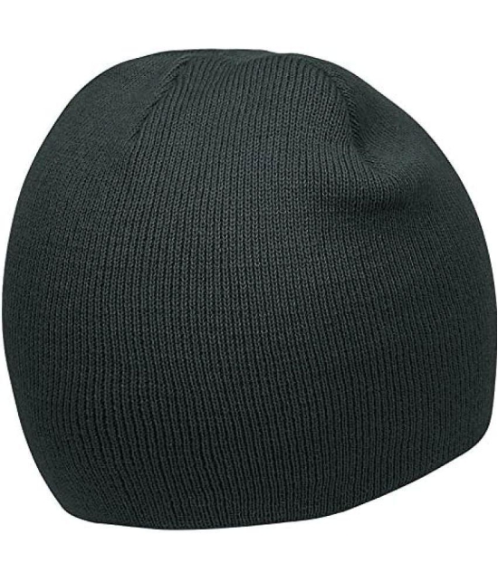 Creature - Gray Woollen Mens Cap ( Pack of 1 ) - Gray