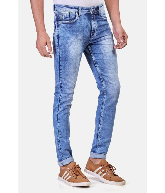 HJ HASASI Blue Regular Fit Jeans - None