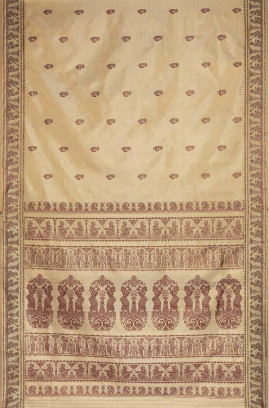 Baluchari Silk Saree Beige