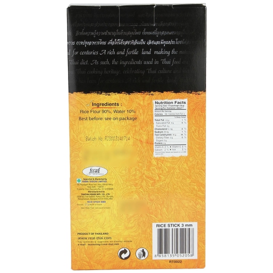 Real Thai Rice Stick, 375 Gm