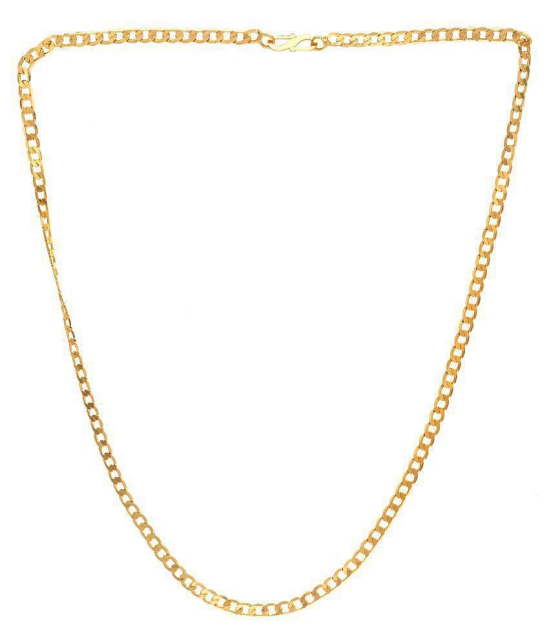 AanyaCentric 22inches Long Gold Plated Chain for Men Women Girls Boys - None