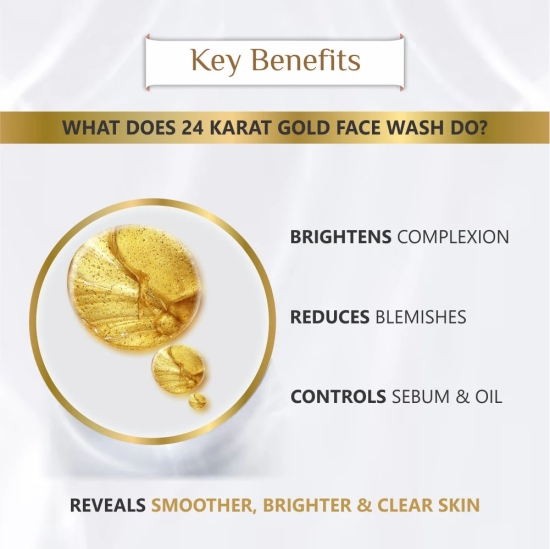 24 Karat Gold Face Wash  (100 ml)