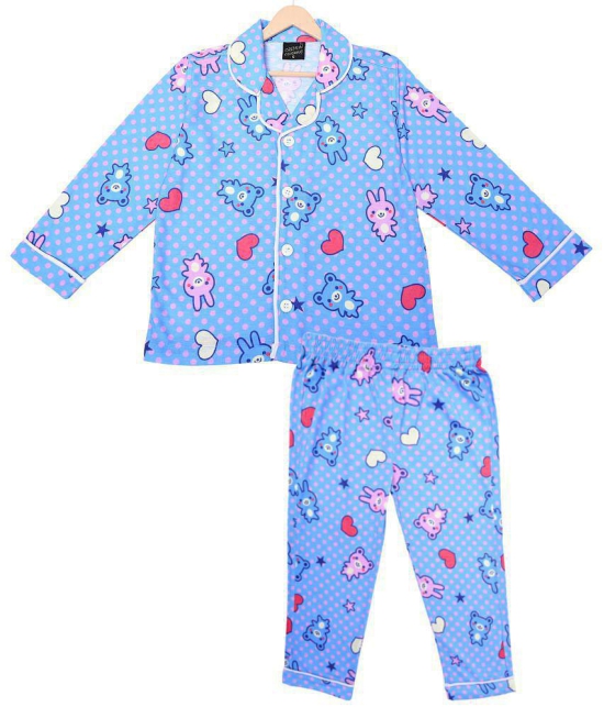 Printed Night Suit for Kids by Cremlin Clothing for Boys - None