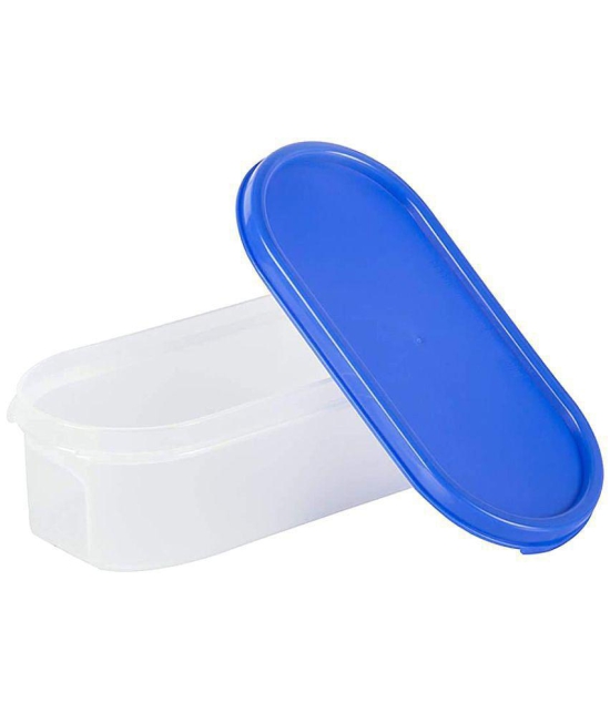 HOMETALES Plastic Multi-Purpose Food Container, 500ml (2U) - Navy Blue